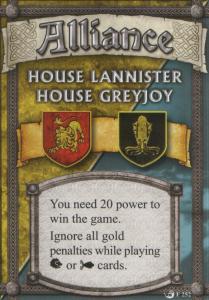 Lannister/Greyjoy Alliance